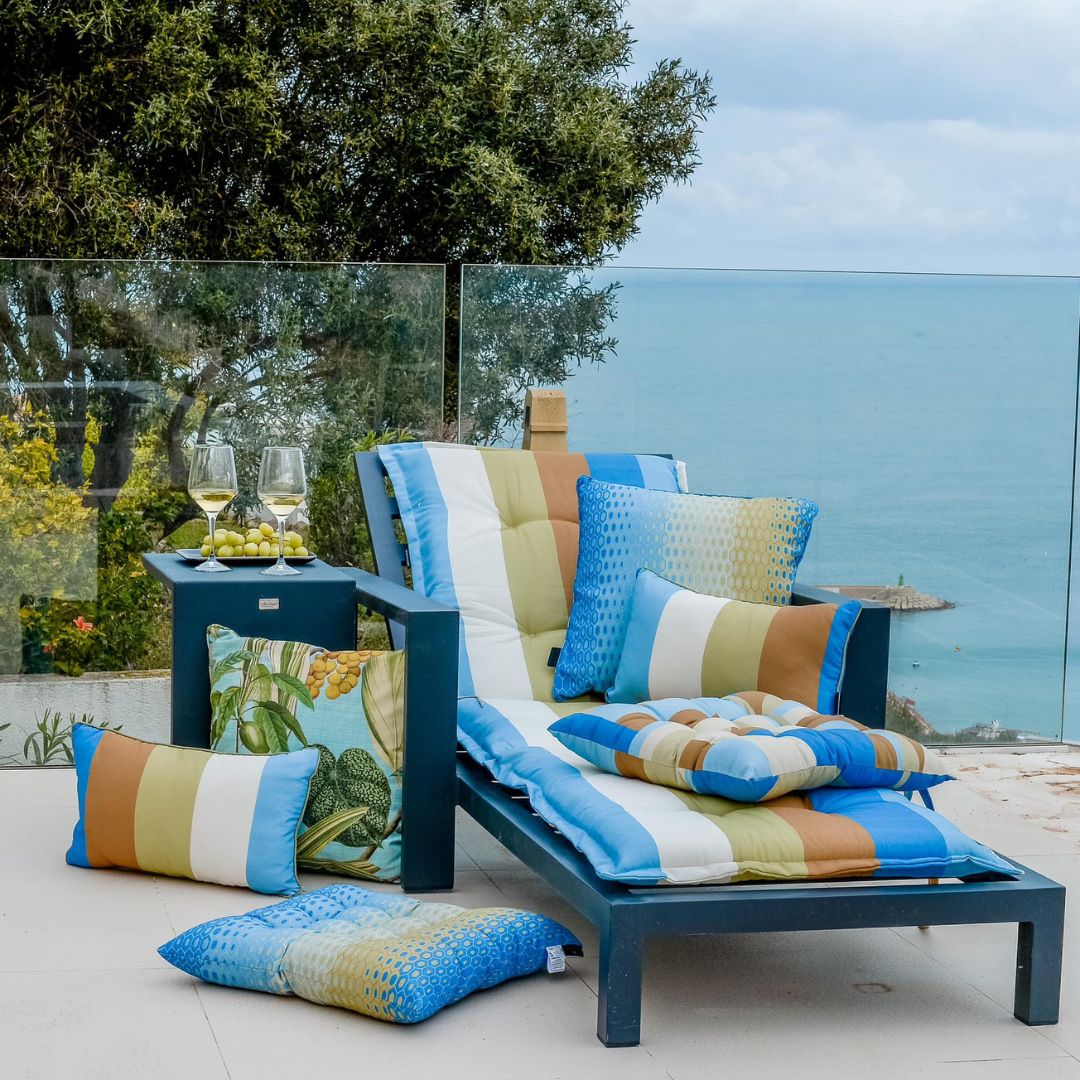 Outdoor textil na leto